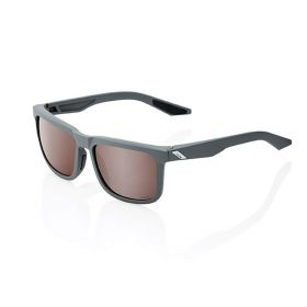 Sunglasses 100% Blake Gray Crimson Silver Hiper Lens