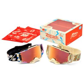 Motocross Goggles 100% Armega Jett Lawrence Donut Double Pack
