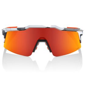 Sonnenbrille 100% Speedcraft SL Soft Tact Grau Rot Hiper Linse