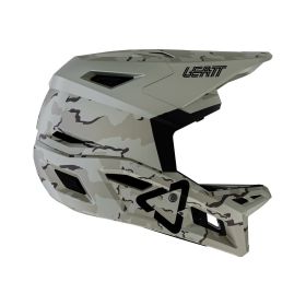 Casque de VTT intégral LEATT Gravity 4.0 Brown Desert Protection Descente Enduro