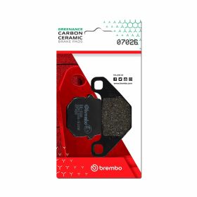 Plaquettes de frein BREMBO paire Carbon Ceramic 07026