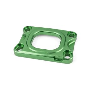 Piastra collettore aspirazione STAGE6 360° verde AM6/DERBI