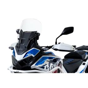 ISOTTA Pare-brise moyen transparent 445x340mm fixations incluses pour HONDA