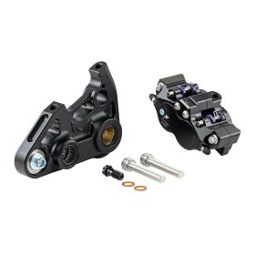 FRANDO Radial-Frontbremse CNC Schwarz D.27mm Abstand 82mm Weißes Logo