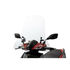 ISOTTA transparente Windschutzscheibe 590x700mm für TVS ntorq
