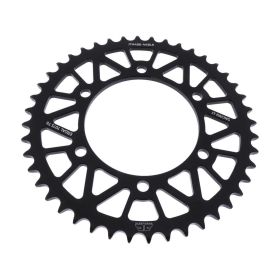 Corona JT 44 denti passo 520 nera alluminio JTA486.44BLK