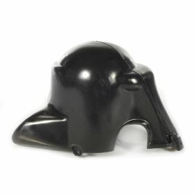 Couvercle de moteur en plastique noir OLYMPIA pour Vespa 125 PV