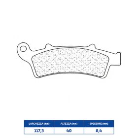 CL-BREMSEN Sintered Compound Bremsbelagsatz