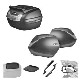 SHAD Complete kit SH40 Cargo and SH36 carbon for CFMOTO 800 MT-X