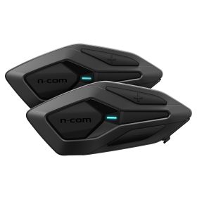 Paire interphones N-COM Bluetooth+ jusqu'à 800 m 4 connexions avec audio HD
