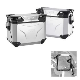 Kit valigie GIVI OUTBACK EVO SMART anodizzato per BMW F 900 GS