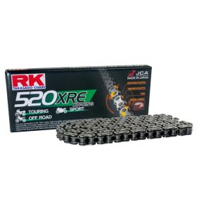 RK XW-Ring XRE Offene Kette 124 Glieder 520 Grau Nietverschluss