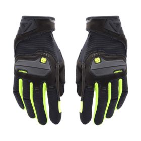 ACERBIS CE X-STREET Motorradhandschuhe Genehmigt Schwarz Gelb