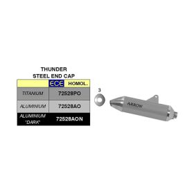 ARROW Thunder Aluminium Slip-On Rennschalldämpfer und Anschluss für Honda CRF 300 L