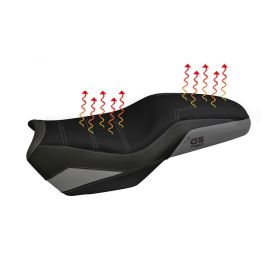 Seat cover Heating comfort 4GR with logo for BMW f 850 gs adventure