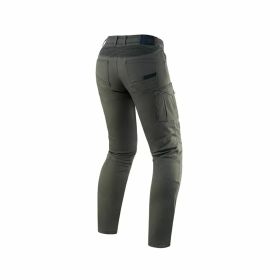 Pantalons de moto pour hommes REBELHORN VANDAL en toile olive