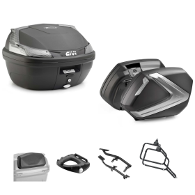 GIVI BLADE TECH V37 TECH Black Smoke Top Case Kit 37/37L for YAMAHA