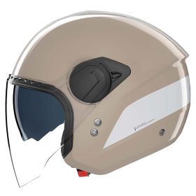 Casco jet urbano NOLAN N20-2 Visor Dolce Vita 350 sabbia bianco