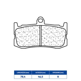 CL BRAKES 1209C60 Rennbremsbeläge vorne für TRIUMPH