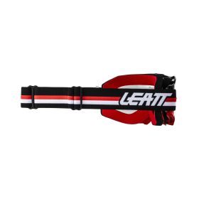 Masque cross LEATT Velocity 4.5 rouge noir lentille fumée 58%