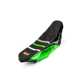 Coprisella Full Covering Stage6 verde per Derbi Xtreme