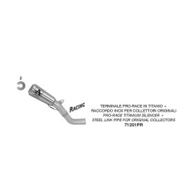 Marmitta slip-on ARROW pro-race per Aprilia Rsv 4 rr / rf
