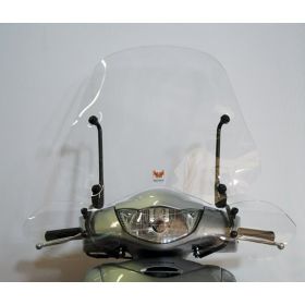 Pare-brise transparent ISOTTA 545x605mm pour HONDA