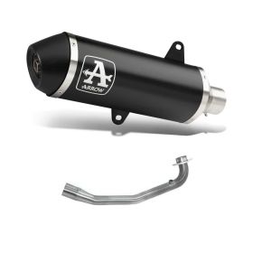ARROW Urban Dark Aluminum Slip-On Racing Exhaust and Collector for Kymco Xciting 400i S