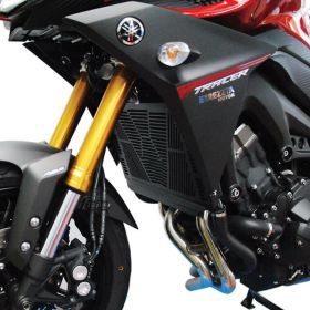ISOTTA Kühlergrill Schutzgitter schwarz strukturiertes Aluminium für YAMAHA Tracer 900