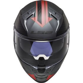 Casques Integraux LS2 FF811 VECTOR II Splitter Rouge Mat Titane