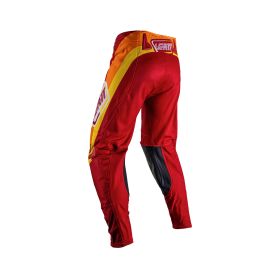 Pantalon moto LEATT Moto 4.5 Pitboard Ruby rouge légers et respirants