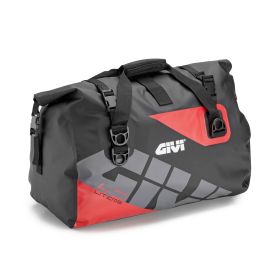 Borsa Cargo da Sella Impermeabile Givi 40 Litri Grafica Grigio e Rosso