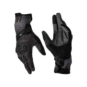 Gants moto LEATT ADV HydraDri 5.5 Stealth noir gris imperméables