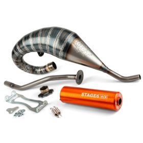 STAGE6 R/T Komplettauspuff 70-80 hoch orange Ende