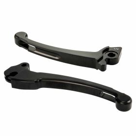 SIP CNC Anodized Black Aluminum Clutch/Brake Lever Set 2 Pieces