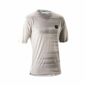 Maglia MTB LEATT Trail 4.0 bianco panna TENCEL traspirante maniche corte