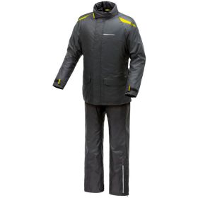TUCANO URBANO rain suit jacket and pants Diluvio day Black/Fluo Yellow CE PPE