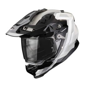 Casco enduro dual road Scorpion EXO ADF-9000 AIR Patrol nero argento
