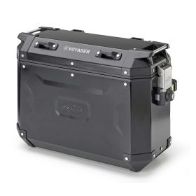 Paire de valises latérales KAPPA K’VOYAGER aluminium noir 37L