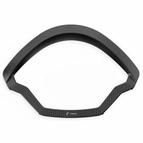 Cornice contachilometri RIZOMA nero CNC per Vespa GTS