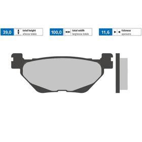 POLINI ORIGINAL brake pad pair 39x100x11.6 mm