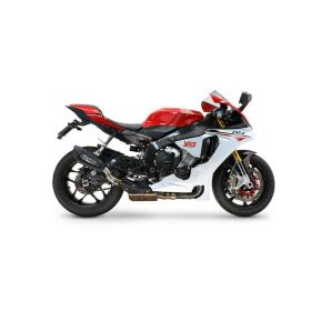 GPR genehmigte Slip-On Auspuffanlage GP-Revo Schwarz Titan für Yamaha YZF R1/R1-M Euro3