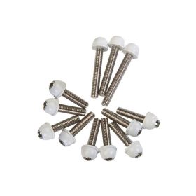 T4TUNE White Head Sump Bolt Kit for Peugeot