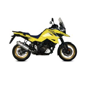 Échappement MIVV Oval Slip-on homologué en acier inoxydable pour SUZUKI V-Strom 1050 2025