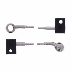Kit de conduites de frein en acier inoxydable JMP HBF-9901-H 2 Argent pour Yamaha XSR 900