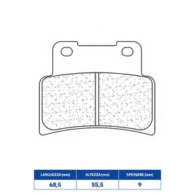 CL BRAKES 1187C60 Rennbremsbelagsatz vorne