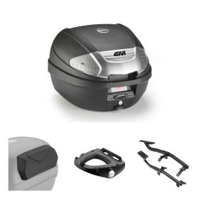 Kit bauletto GIVI E300NT2B nero fumè 30L per KAWASAKI Z900