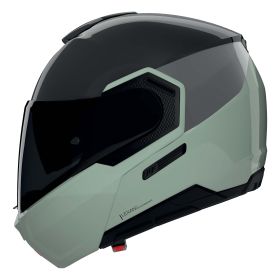 Casque modulable NOLAN N90-3 Verniciatura Speciale 349 noir vert gris