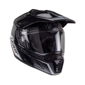 LEATT ADV 9.5 Carbon Enduro helmet glossy black with 4.5 Iriz goggles