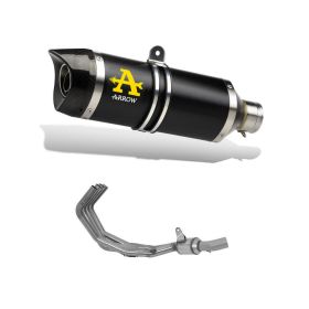 ARROW Street Thunder Slip-On Racing Exhaust Aluminum Steel Cap Yamaha XJ6/XJ6 Diversion